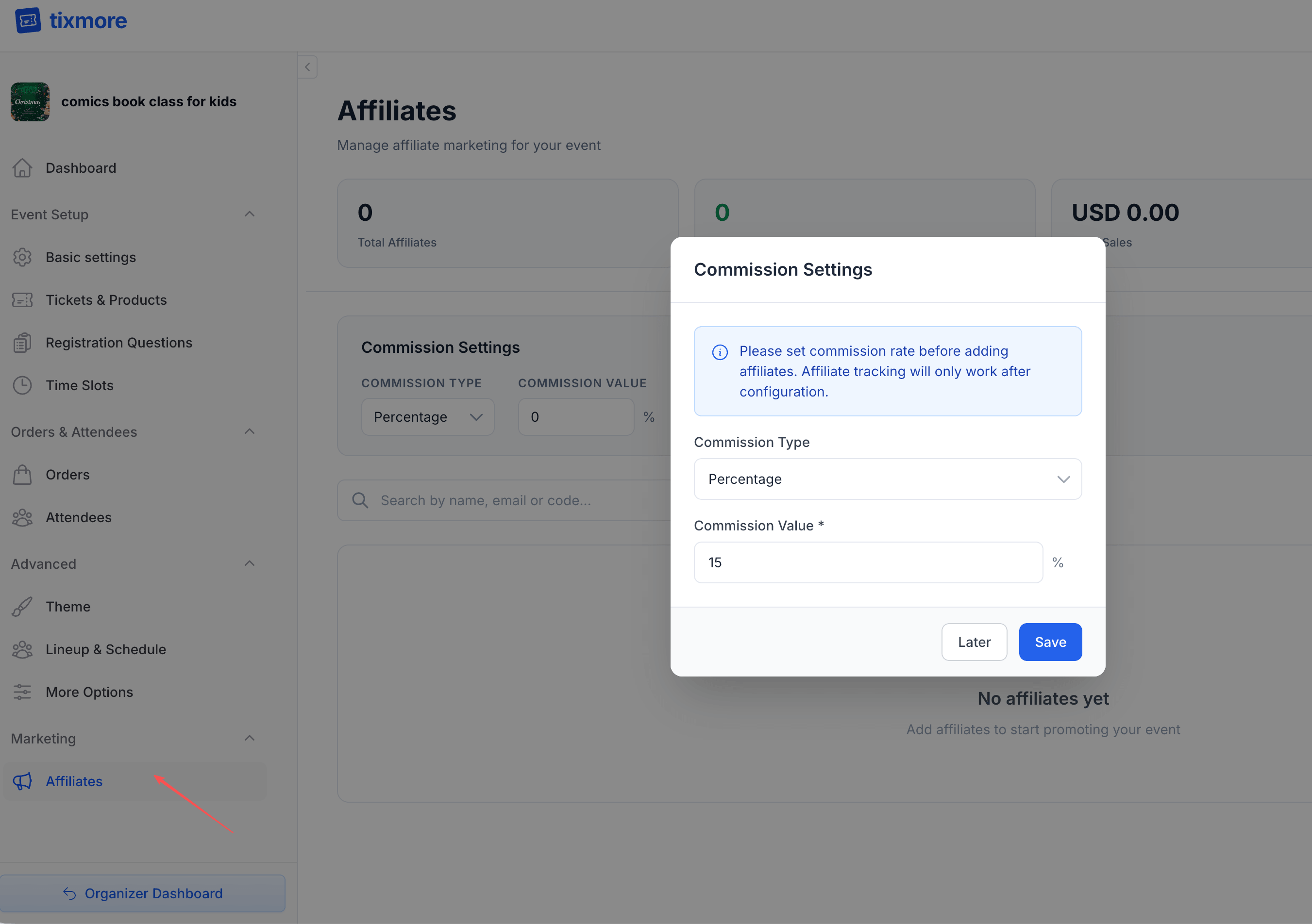 Affiliates overview